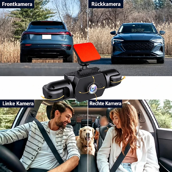 Cartekit Vision360 mit Front-, Rück- und Seitenkameras